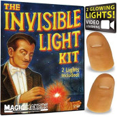Magic Makers Red Light Up Thumb Tips Flexible Fingertip Performance Prop for Magicians and Illusionists