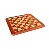 StonKraft Wooden Chess Board Without Pieces for Professional Chess Players - Appropriate Wooden & Brass Chess Pieces Chessmen Available Separately by Brand (21x21 Acacia Wood)