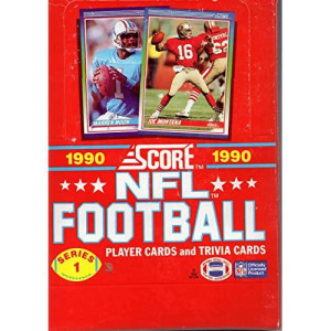 1990 Score Football Cards Series 1 Box