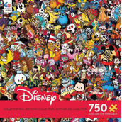 Ceaco 750 Piece Disney Collection - Photo Magic Pins Jigsaw Puzzle, Kids and Adults