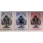 Lot 3 Decks Karnival Assassins and Renegades Bicycle Playing Cards