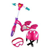 Click n Play Doll Scooter and Helmet Set, Perfect For 18 inch American Girl Dolls