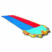 BANZAI Splash Sprint Water Slide with 16 Foot Dual Racing Lanes and Splash Pool ( Adventure Summer & Spring Toy Backyard Fun )