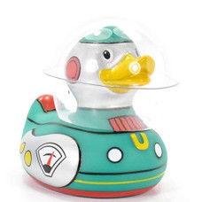 Robot Rubber Duck Bath Toy by Bud Duck | Elegant Gift Packaging -"Does not compute!" | Child Safe | Collectable