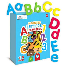 Curious Columbus - Magnetic Letters and Numbers For Toddlers - Alphabet Magnets + Number Magnet For Fridge. Foam Letter Magnets for Kids - ABC Toddler Magnets - Classroom Supplies Homeschool Preschool