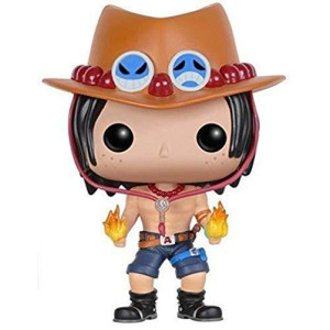 Funko POP Anime: One Piece Portgas D. Ace Action Figure,Multi-colored,3.75 inches