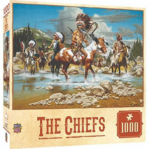 1000 Piece Jigsaw Puzzle For Adult, Family, Or Kids - The Chiefs By Masterpieces - 19.25"X26.75" - Family Owned American Puzzle Company