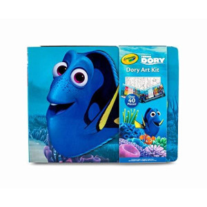 Crayola Finding Dory Art Kit, Gift for Kids, 42 Piece, Ages 5, 6, 7, 8, 04-2014