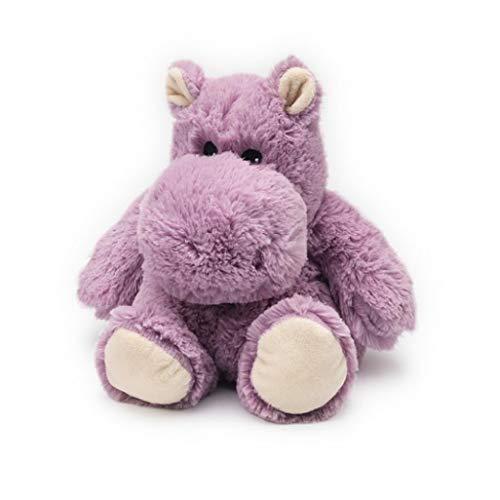 Intelex Hippo Junior WARMIES Cozy Plush Heatable Lavender Scented Stuffed Animal