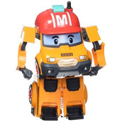 Robocar Poli Mark Transforming Robot, 4 Transformable Action Toy Figure Vehicles Holiday Exclusive Kids Gift