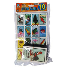 Loteria Mexicana Family Set of 10 Boards and Cards