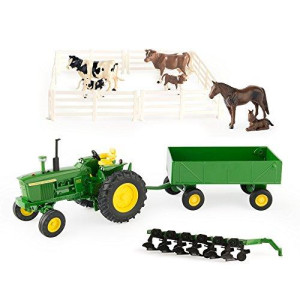 John Deere 1:32 Scale Farm Toy Playset Green