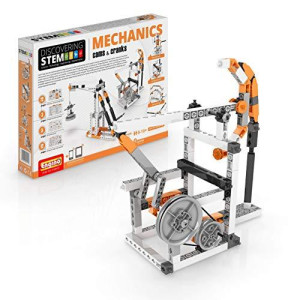 Engino- STEM Toys, Mechanics Cams & Cranks, Construction Toys for Kids 9+, Fun Educational Toys, Gifts for Boys & Girls (8 Model Options), STEM Building Toys