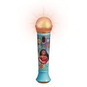 ekids Disney Moana Toy Microphone for Kids, Built-in Music and Flashing Lights for Fans of Disney Toys for Girls