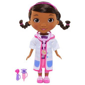Doc McStuffins Toy Hospital Doc 8.5 Inch Articulated Doll with Doctor Accessories, by Just Play