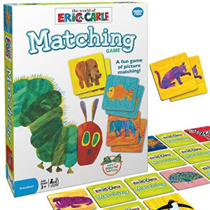 Wonder Forge Eric Carle Matching Game For Boys & Girls Age 3 To 5 - A Fun & Fast Animal Memory Game