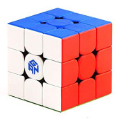 CuberSpeed Gan 356 RS 3x3 stickerelss Magic Cube GAN 356 R S 3x3x3 Speed Cube Puzzle (356RS Version)