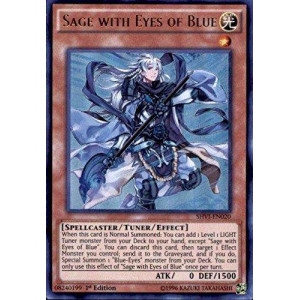 YU-GI-OH! - Sage with Eyes of Blue (SHVI-EN020) - Shining Victories - 1st Edition - Ultra Rare