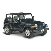 Maisto Jeep Wrangler Rubicon Diecast Vehicle (1:27 Scale), Metallic Blue