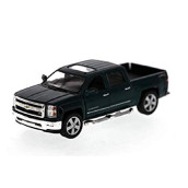 KiNSMART 2014 Chevy Silverado Pick-up Truck, Green 5381D - 1/46 Scale Diecast Model Toy Car