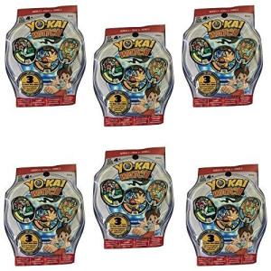 Yo-Kai Series 2 Medals - Six Blind Bags Bundle - 18 Random Medals