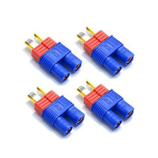 Readytosky Deans Male to EC3 Female Connector Adapters No Wire RC LiPo Battery Connectors(4PCS)