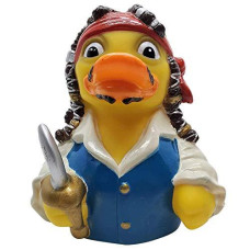 CelebriDucks Captain Quack Mallard Floating Rubber Ducks - Collectible Bath Toys Gift for Kids & Adults of All Ages