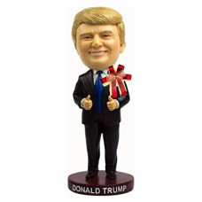 Donald Trump Presidential 2020 USA Liberal Media Collector Series - Great Face Finger Figure Bobblehead Doll - Limited Hand Painted -