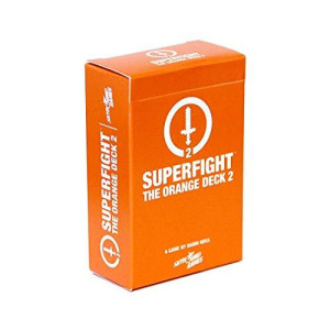 Skybound Superfight Orange Deck 2 : 100 New Nerdy Cards for The Game of Absurd Arguments | Party Game Expansion, 3 or More Players, Ages 11 Above