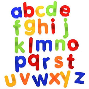BCP Set of 26 pcs Plastic Magnetic Lowercase Letters Alphabet