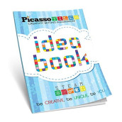 PicassoTiles STEM Learning Idea Book with Over 150+ Ideas 110 Pages of Unique Innovative Creations for Magnet Tile Building Block Magnetic Toy Construction Sets, Easy to Read Instructions Kids Age 3+