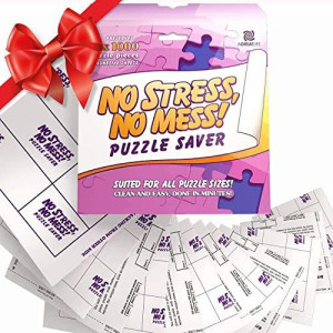 Preserve 2 x 1000 Pieces Jigsaw Puzzles - AGreatLife Puzzle Saver 12 Sheets - No Stress, No Mess Jigsaw Puzzle Glue Sheets - Quick Dry in 10 Minutes