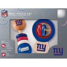 NFL New York Giants Baby Rattle Set - 2 Pack