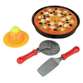 Number 1 in Gadgets 11 Piece Pizza Set for Kids; Play Food Toy Set; Great for a Pretend Pizza Party; Fast Food Cooking and Cutting Play Set Toy.