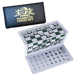 WE Games Travel Mini Magnetic Pocket Chess Set - 6 x 3.25 in.