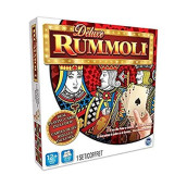 TCG Toys Deluxe Rummoli Game w. Board (20 X 20) - If You Like Poker Or Rummy...You'll Love Rummoli, Multicolor