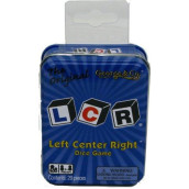 LCR Left Center Right Dice Game - Blue (2)