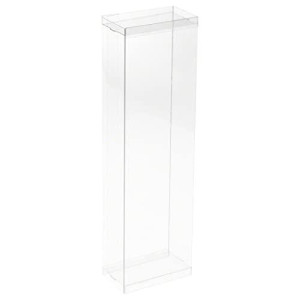 DollSafe Clear Folding Display Box for 11-12.5 inch Dolls and Action Figures, 4" W x 2.25" D x 13" H