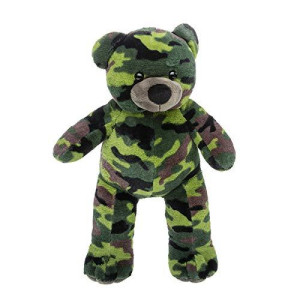 Cuddly Soft 16 inch Stuffed Camouflage Teddy Bear - We Stuff em...You Love em!