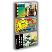 Fliptomania Wacky Art Flipbooks 3-Pack: Mona Lisa, How to be an Artist, Hokusai Ducky PK3-WackyArt