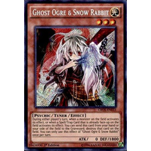YU-GI-OH! - Ghost Ogre & Snow Rabbit (CROS-EN033) - Crossed Souls - 1st Edition - Secret Rare