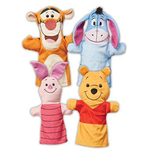 Melissa & Doug Disney Winnie the Pooh Soft & Cuddly Hand Puppets