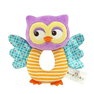 teytoy Owl Soft Rattle Toy for Over 0 Months