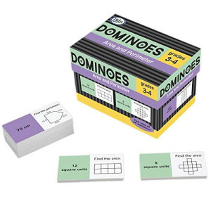 Didax Educational Resources Area & Perimeter Dominoes Childrens Mathematical Learning Aids