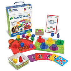 Learning Resources All Ready For Toddler Time Activity Set, Back to School Activities, School Preparation Toys, Counting, Sorting, Homeschool, 22 Pieces, Ages 2+