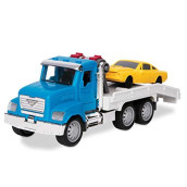 DRIVEN by Battat - Micro Tow Truck - Toy Tow Truck with Toy Car for Kids Aged 4 Years and Up (2pc)