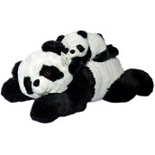Super Soft Panda Bears Stuffed Animals Set by Exceptional Home Zoo. 18 inch Pandas with Baby Teddy Bear Cub. Kids Toys Plush Animal Gifts for Children. Give Happiness