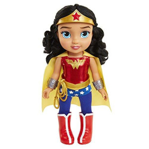 DC Toddler Dolls - 15" Wonder Woman Toddler Doll, Includes: 8 Pieces
