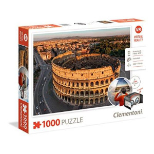 Clementoni 39403.6 Clementoni-39403-Virtual Reality Puzzle-Rome-1000 Pieces