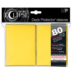 Ultra Pro Pro-Matte Eclipse Standard Yellow (80 Sleeves) -85112